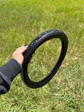 Black Tooled Leather Steering Wheel Cover