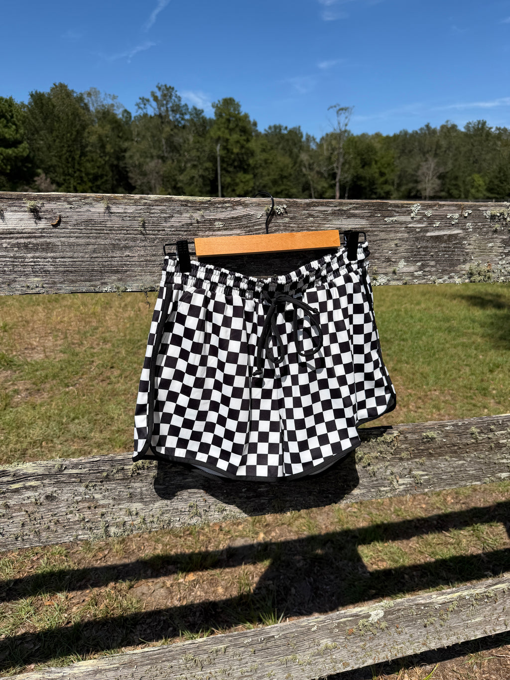 The Trackside Checkered Shorts