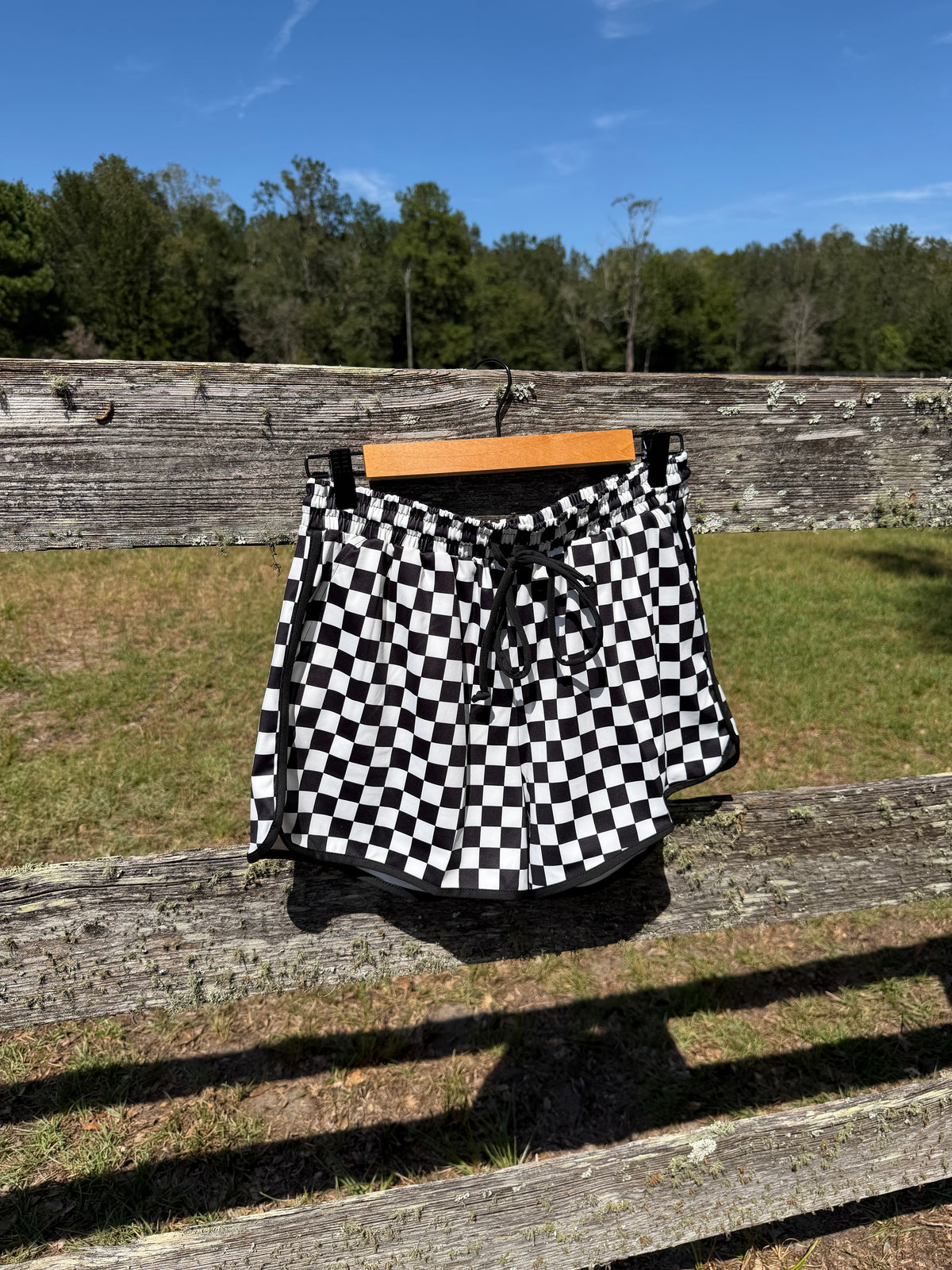 The Trackside Checkered Shorts