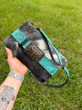 The Turquoise Longhorn Buckle Clutch & Crossbody