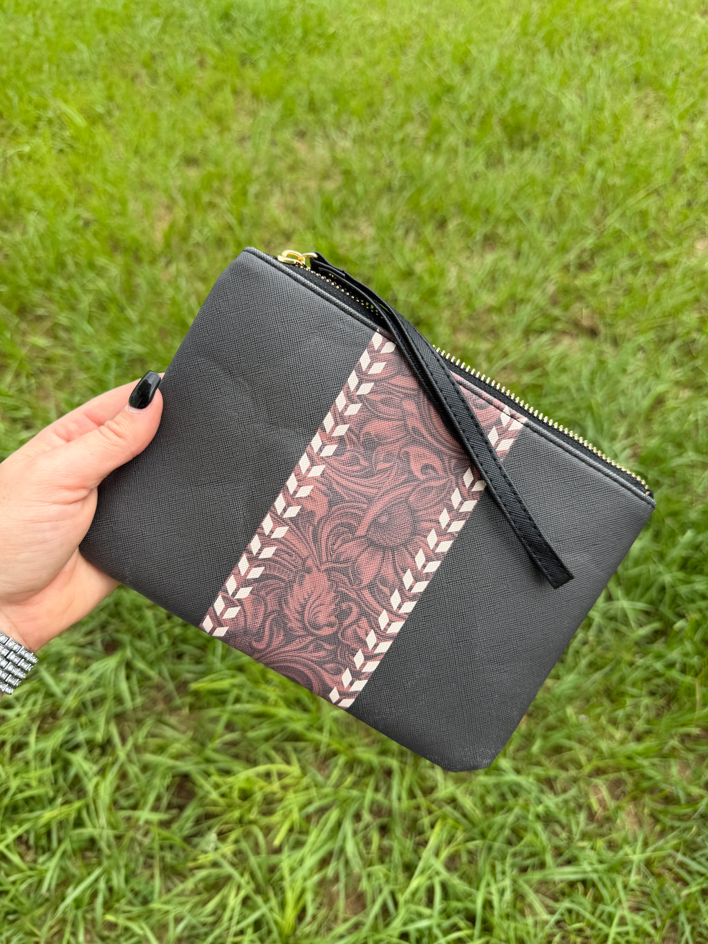 Tooled Cosmetic Pouch