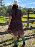 Bronzed Bloom Dress