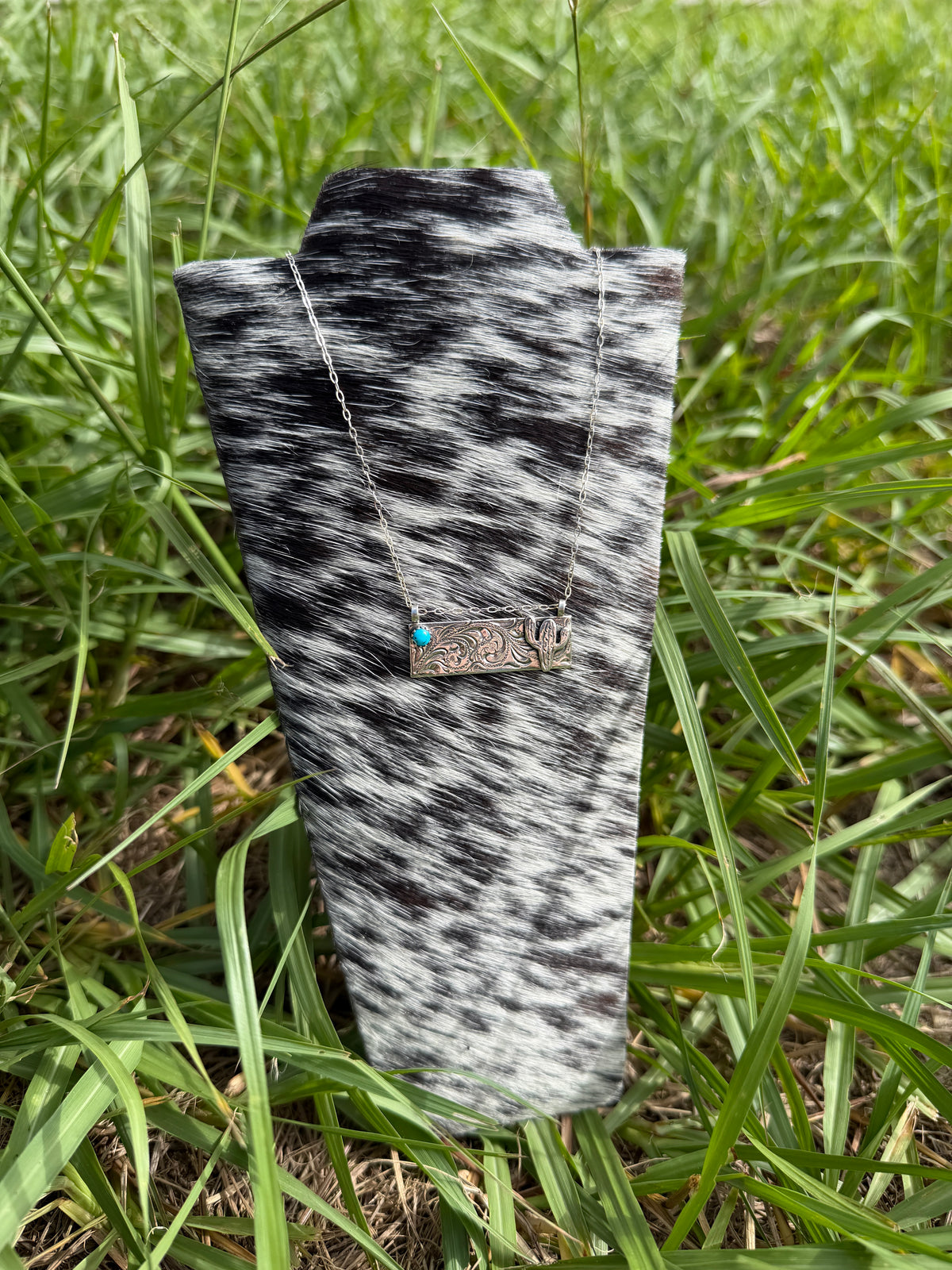 Navajo Made Kingman Turquoise Necklace - Anne Martinez