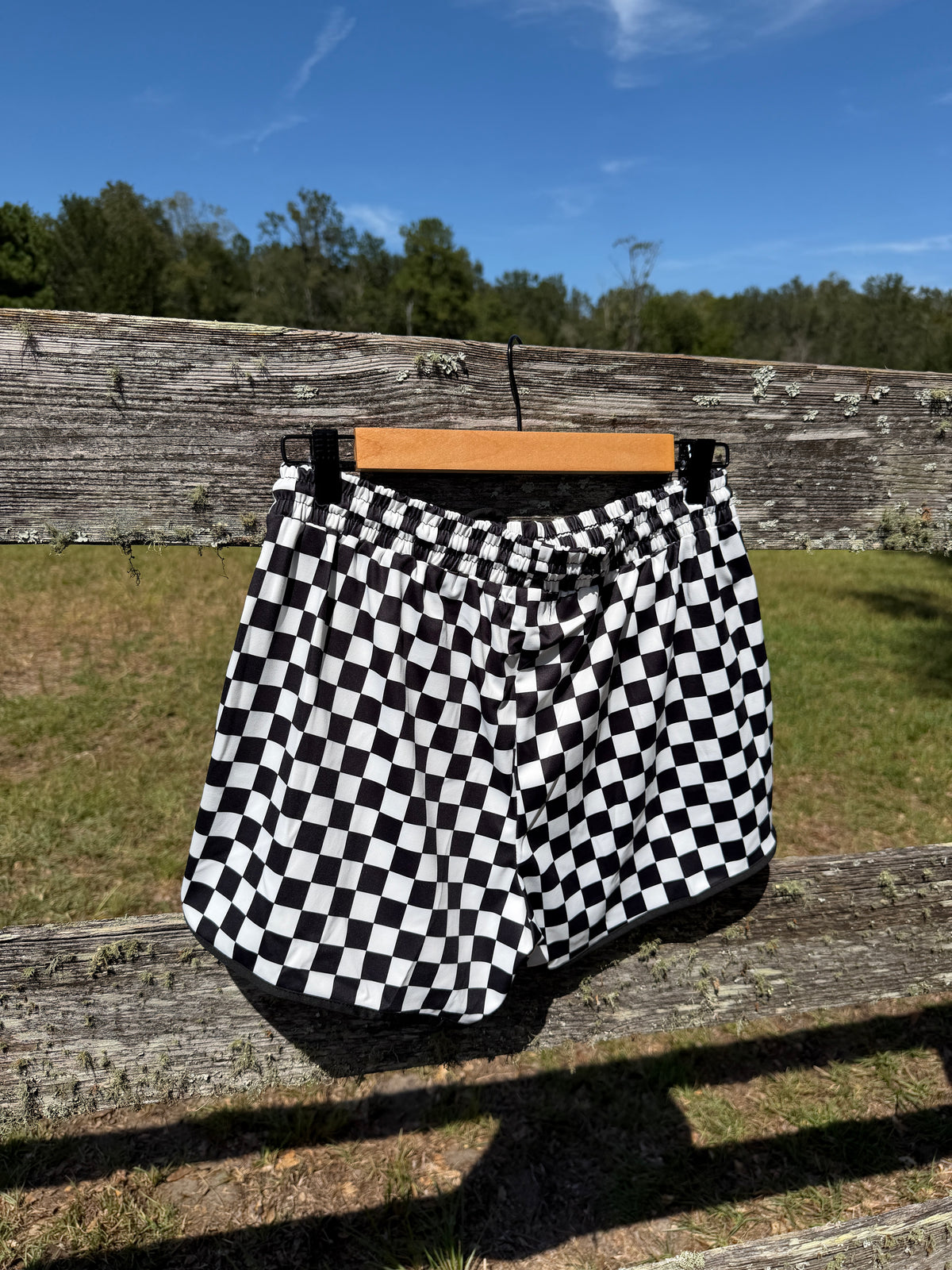 The Trackside Checkered Shorts