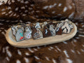 Printed Cowhide Keychain