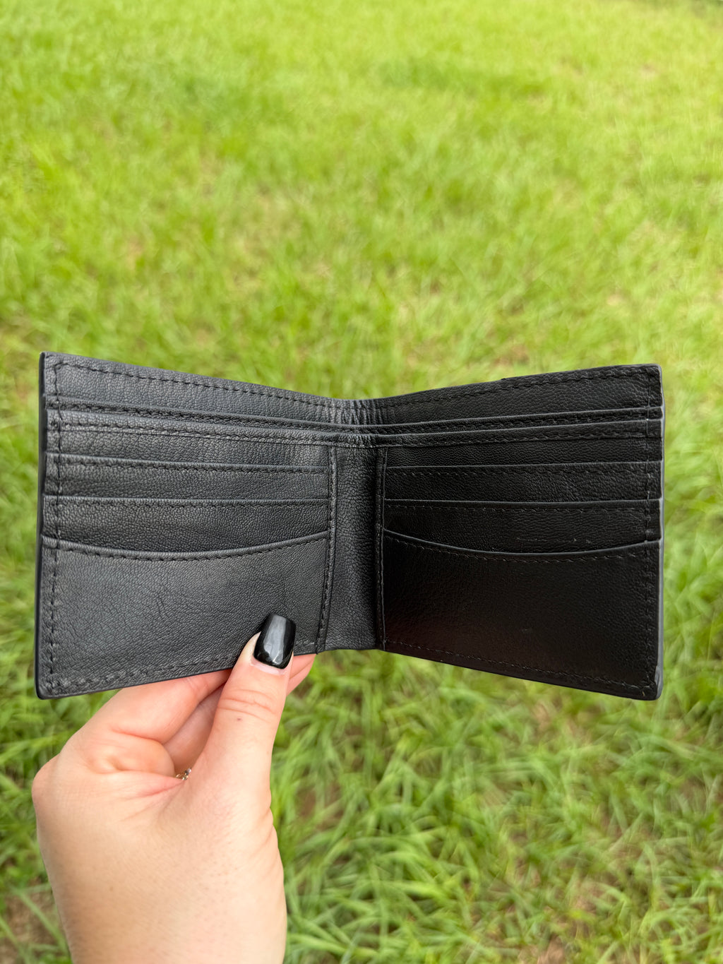 Saddleback Bi-Fold Tooled Leather Wallet