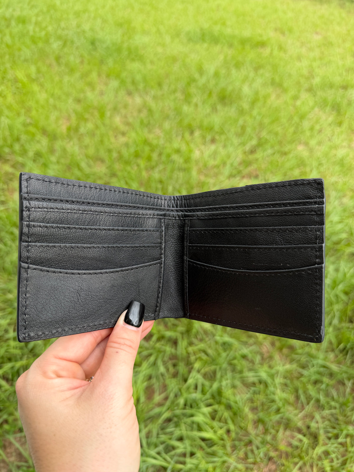 Saddleback Bi-Fold Tooled Leather Wallet