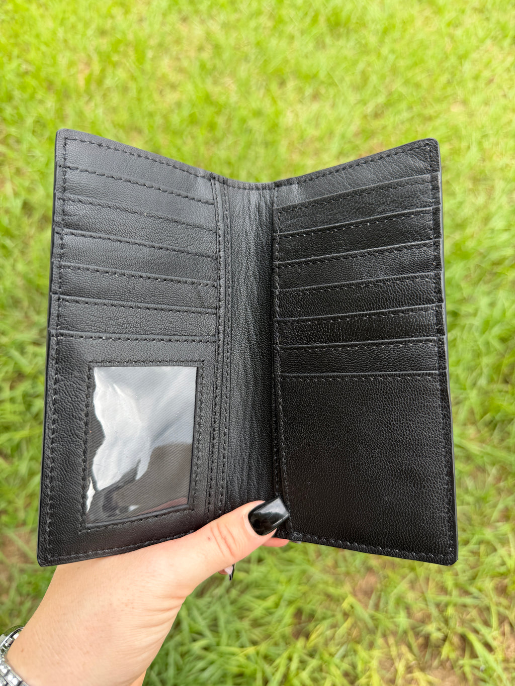 The Black Mesa Tooled Leather Wallet