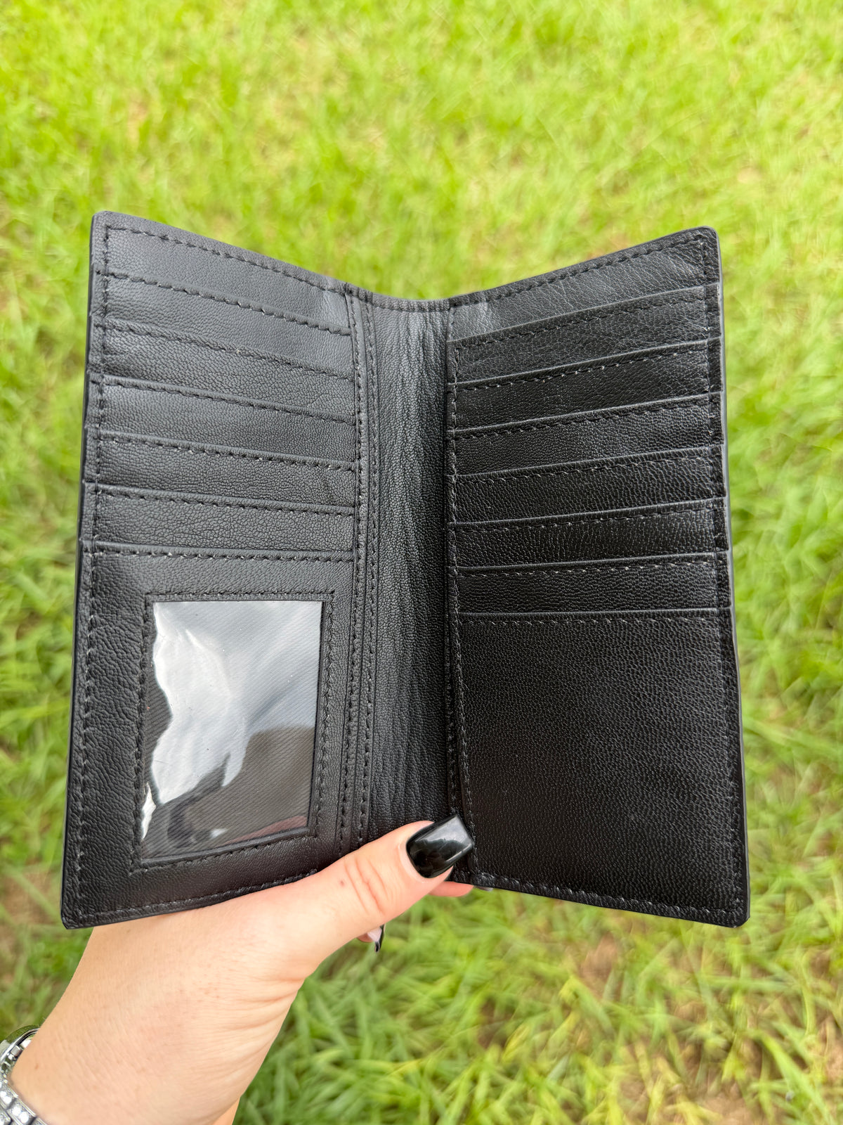 The Black Mesa Tooled Leather Wallet