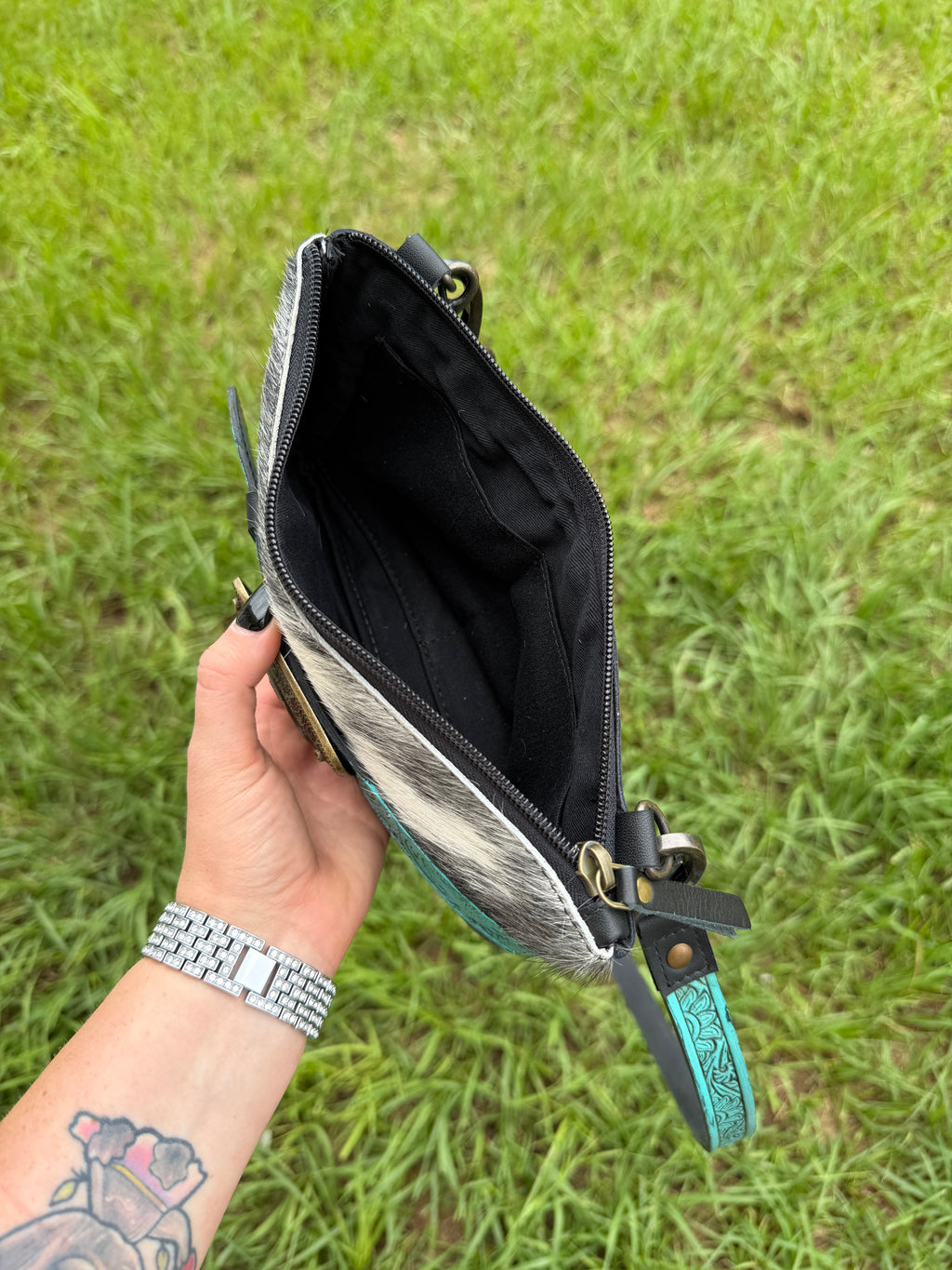 The Turquoise Longhorn Buckle Clutch & Crossbody