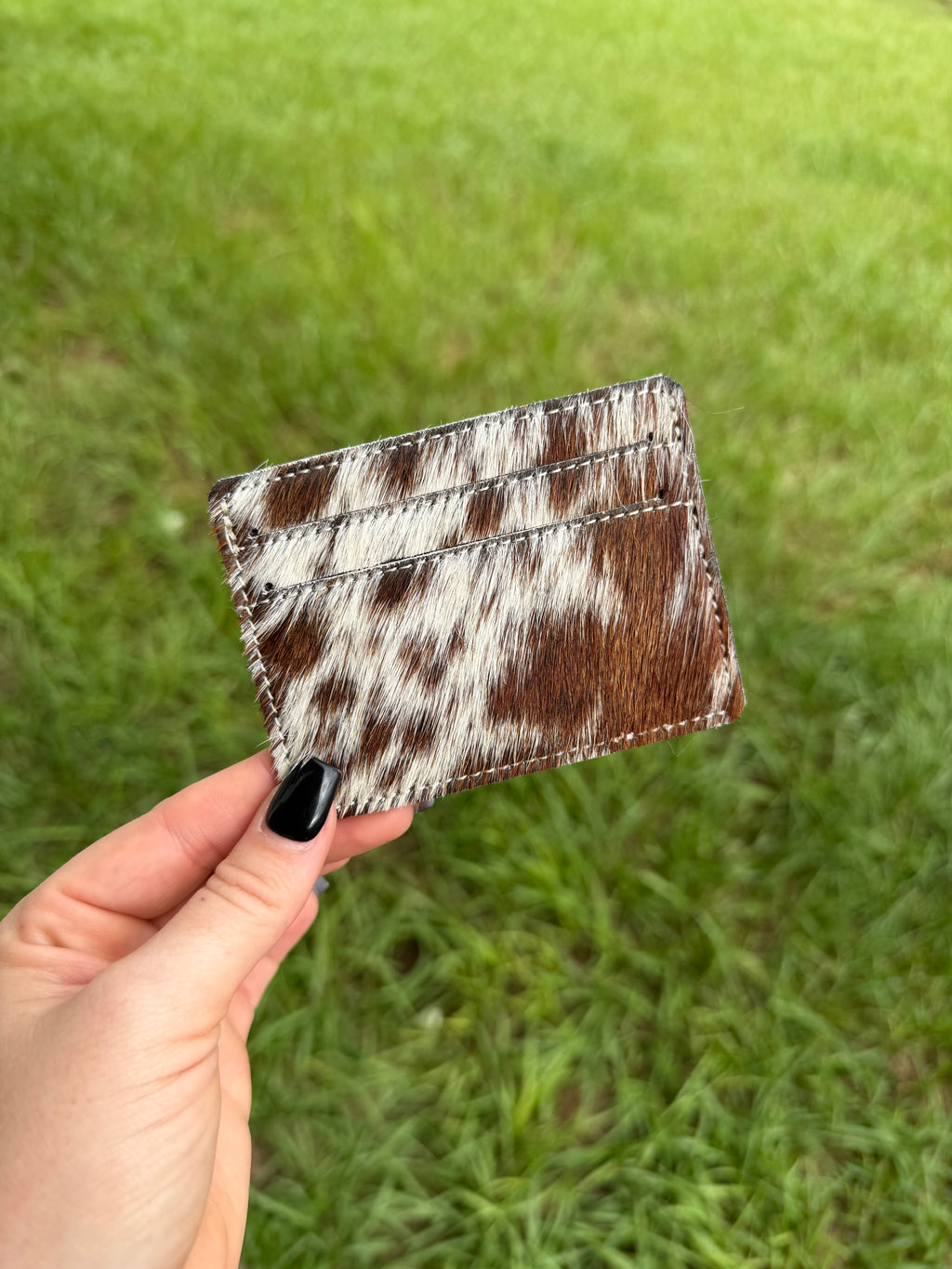 The Stockyard Cowhide Cardholder