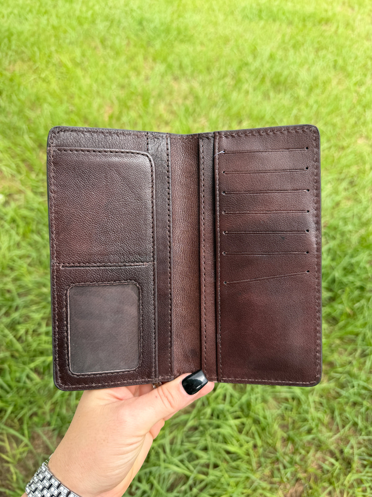 The Shadow Creek Tooled Leather Wallet