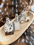 Cowhide Luggage Tags