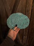 Turquoise Gator Coaster Set