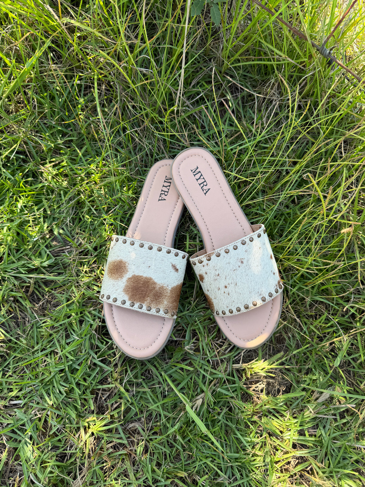 Myra Lettie Cowhide Sandals