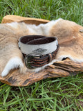 The Badlands Cowhide Belt